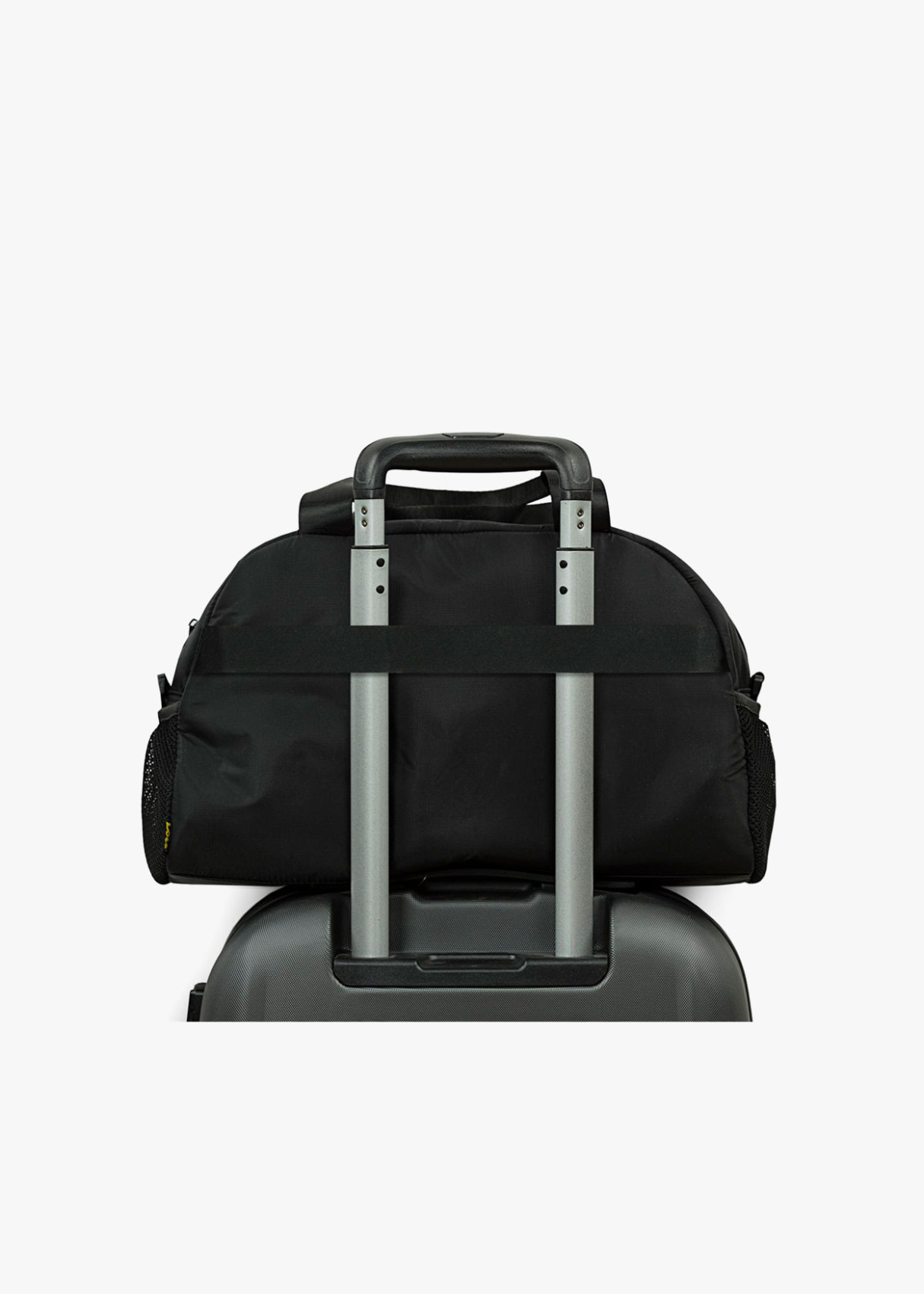 Bolsa De Viaje Para Cabina con Doble tirador y cremalleras negra