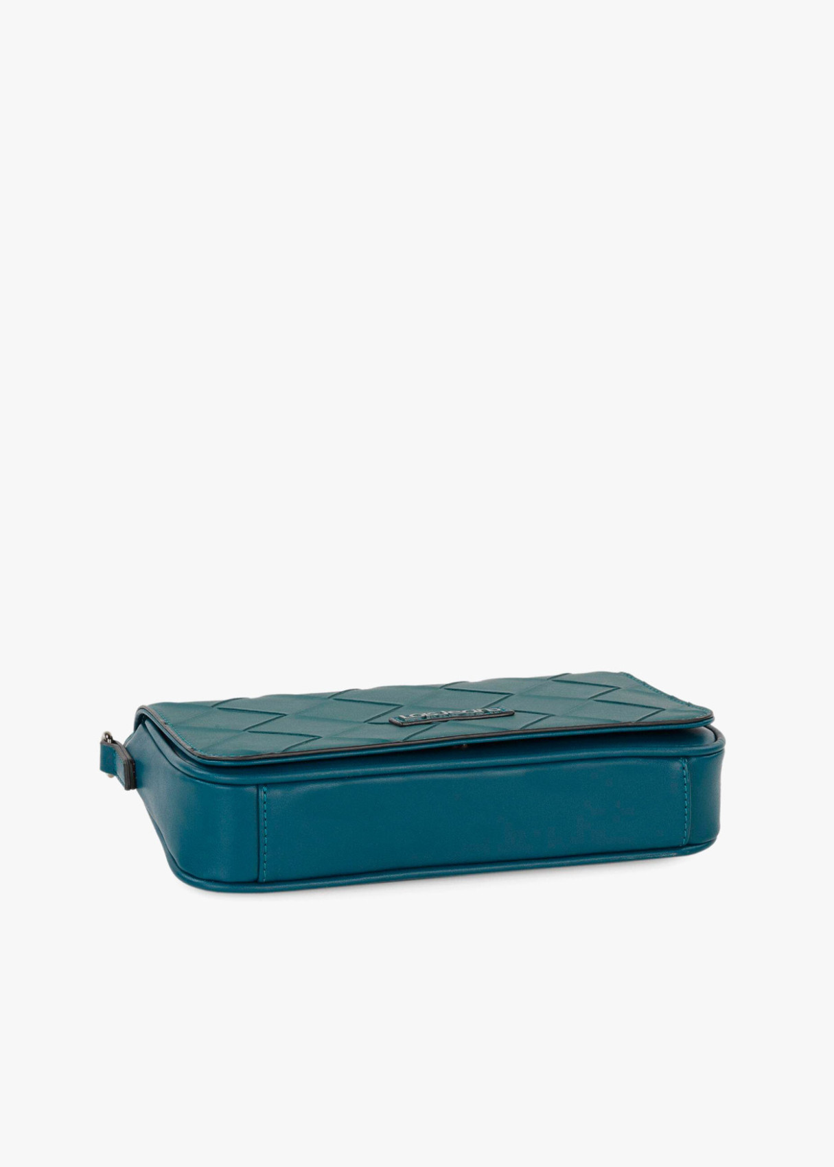 Bolso de hombro con bandolera llavero monedero azul