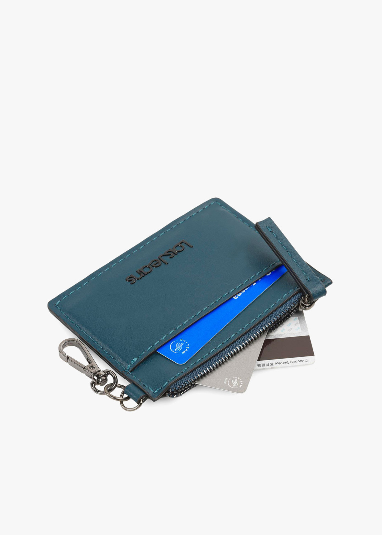 Bolso de hombro con bandolera llavero monedero azul