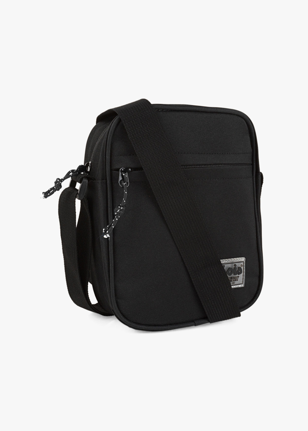 Bolso con Bandolera Ajustable y Bolsillo Exterior Negro