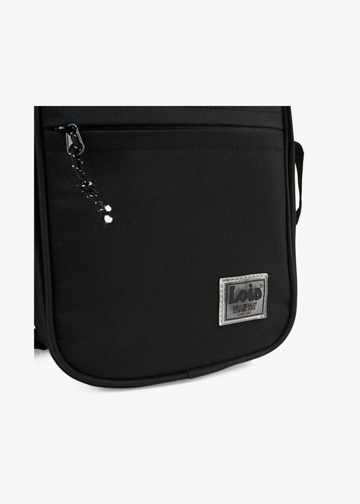 Bolso con Bandolera Ajustable y Bolsillo Exterior Negro