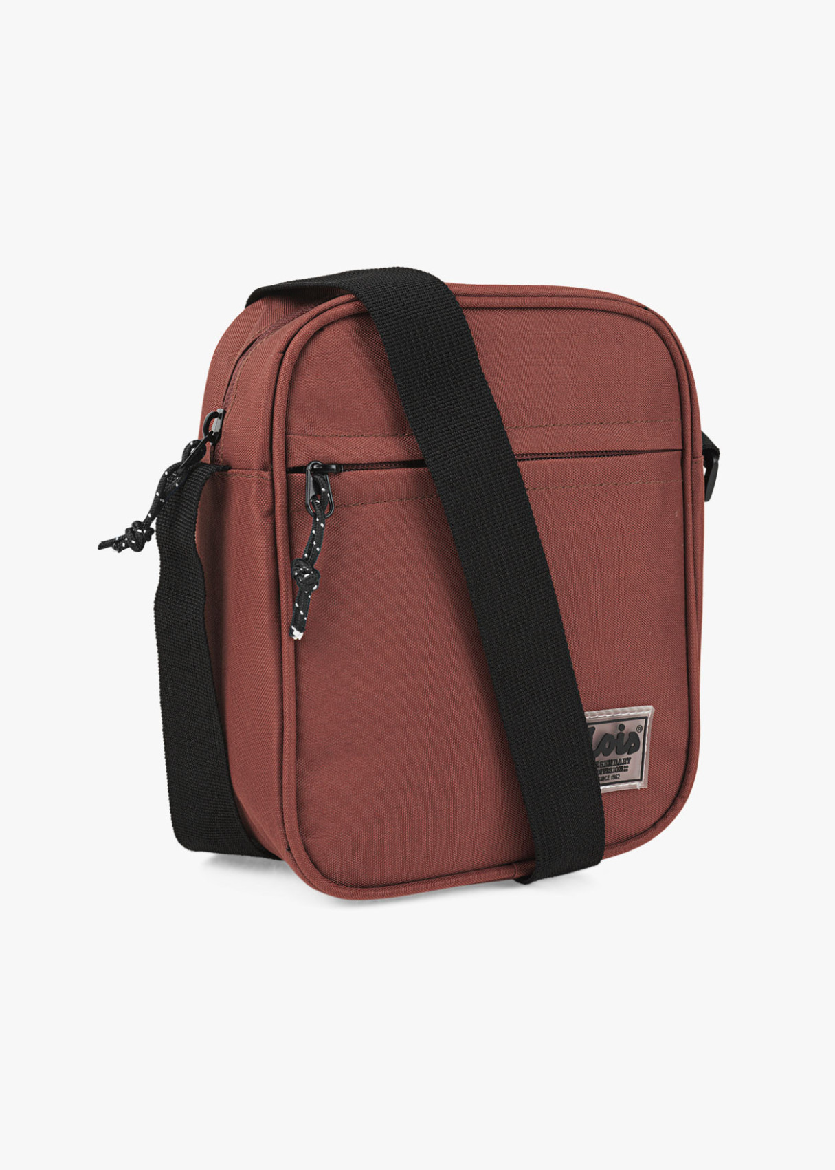 Bolso con Bandolera Ajustable y Bolsillo Exterior Teja