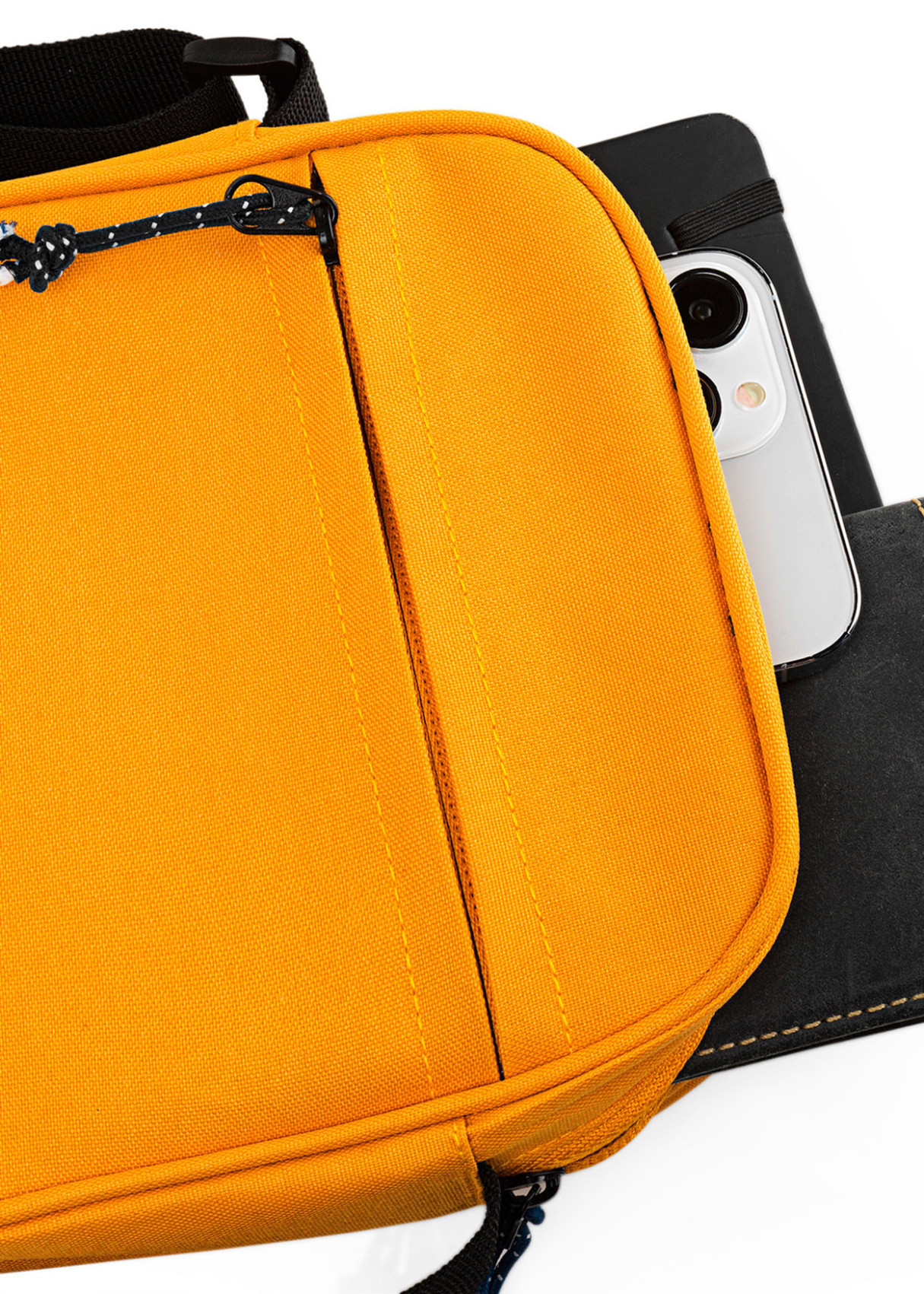 Bolso con Bandolera Ajustable y Bolsillo Exterior Naranja