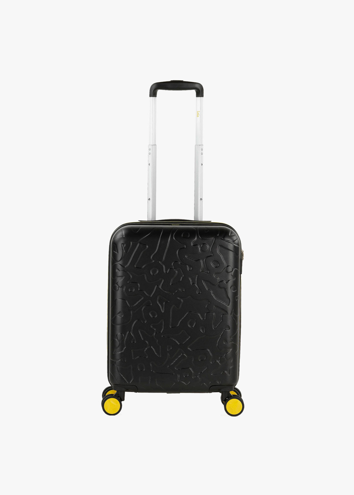 Maletas Cabina y Grande rígida con ruedas Trolley negro