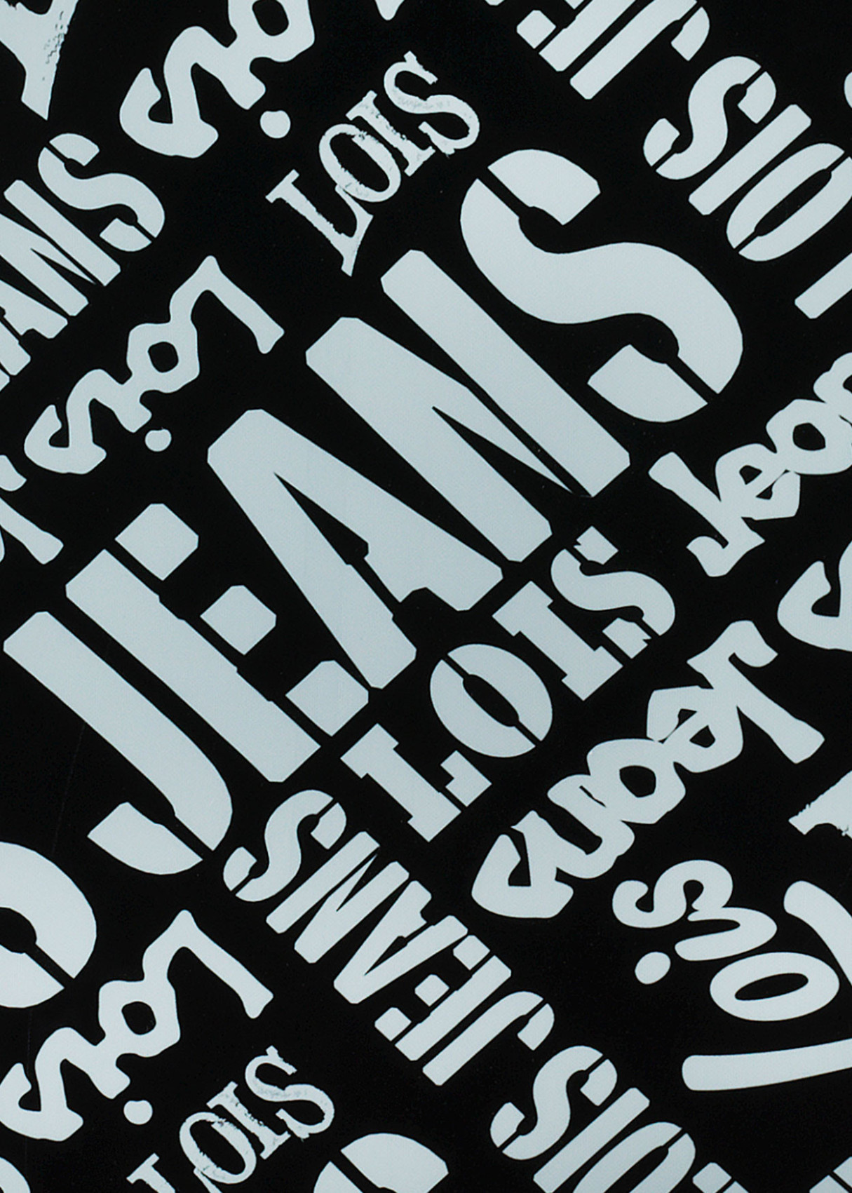 Maleta Grande 4 ruedas estampada Negra