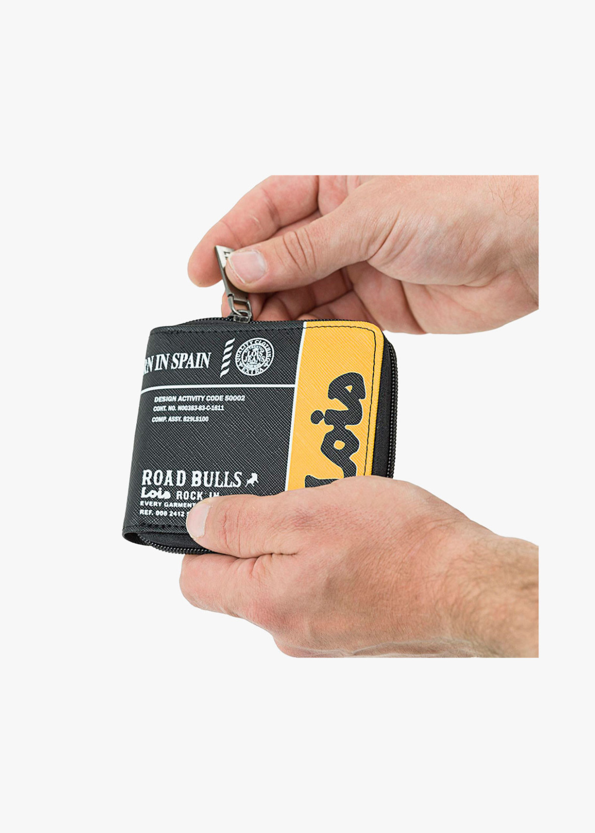 Cartera pequeña con billetera monedero bicolor