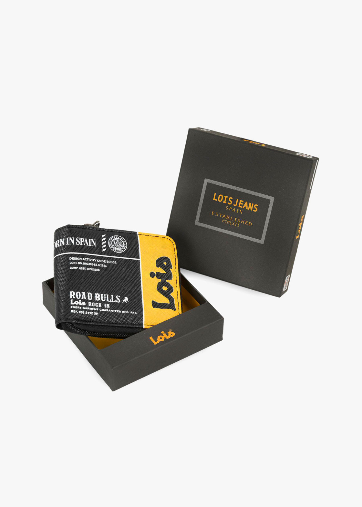 Cartera pequeña con billetera monedero bicolor