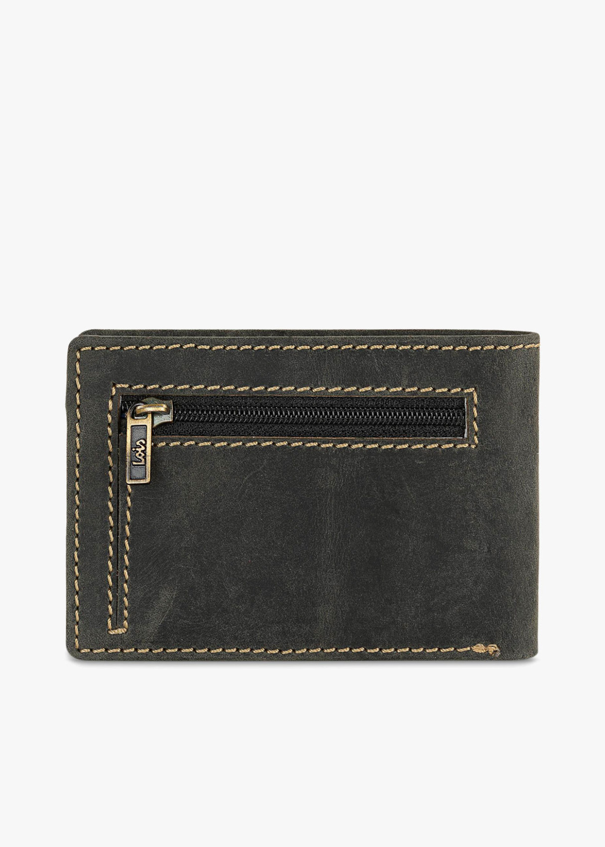 Billetera De Piel con Protección RFID negra