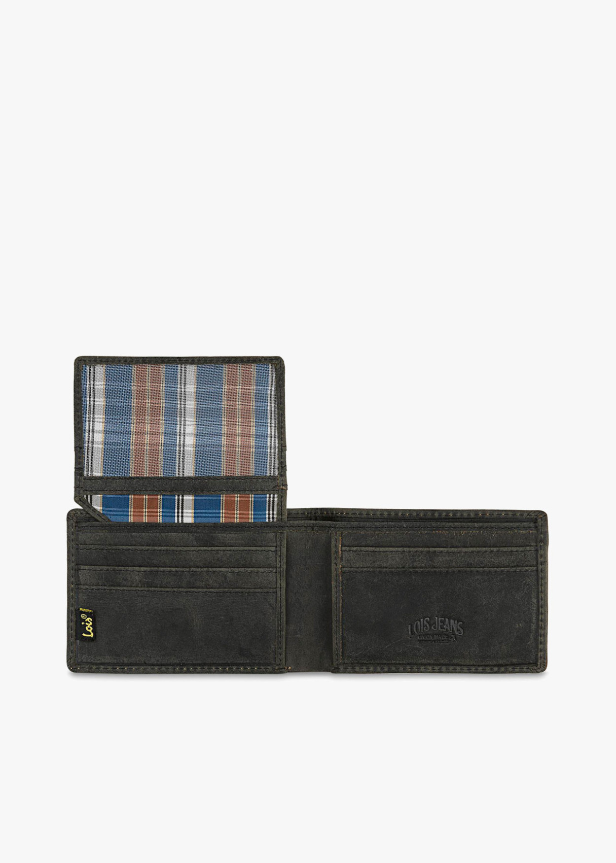 Billetera De Piel con Protección RFID negra