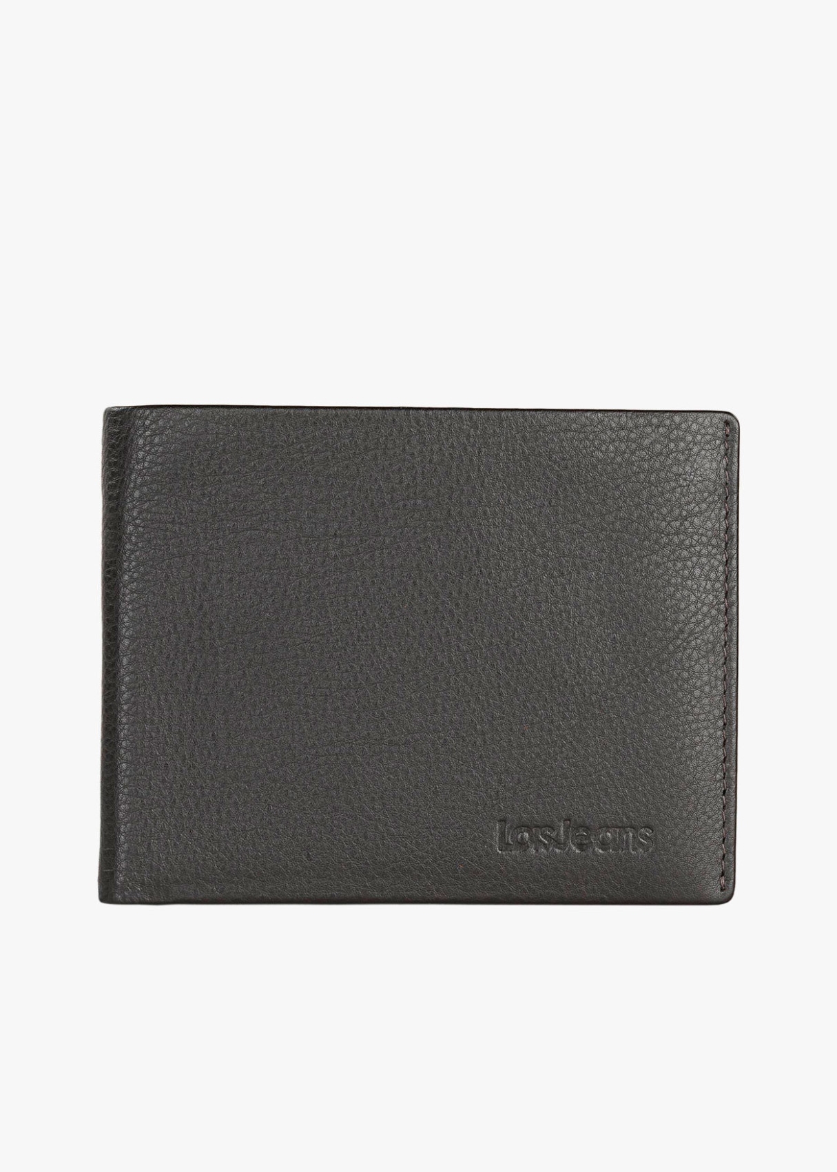 Cartera de piel clásica marrón