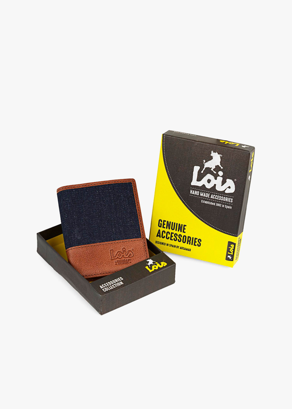 Cartera de Lona Denim azul