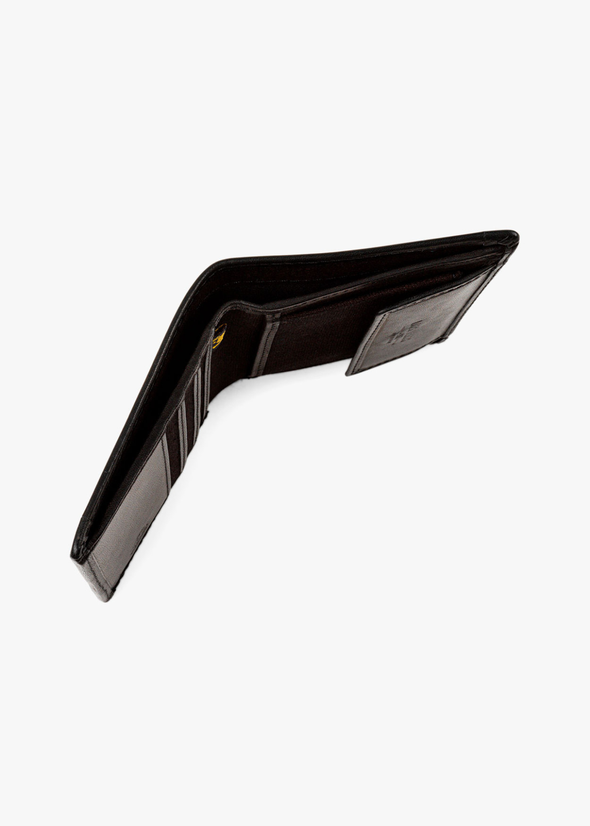 Cartera de lona denim negro