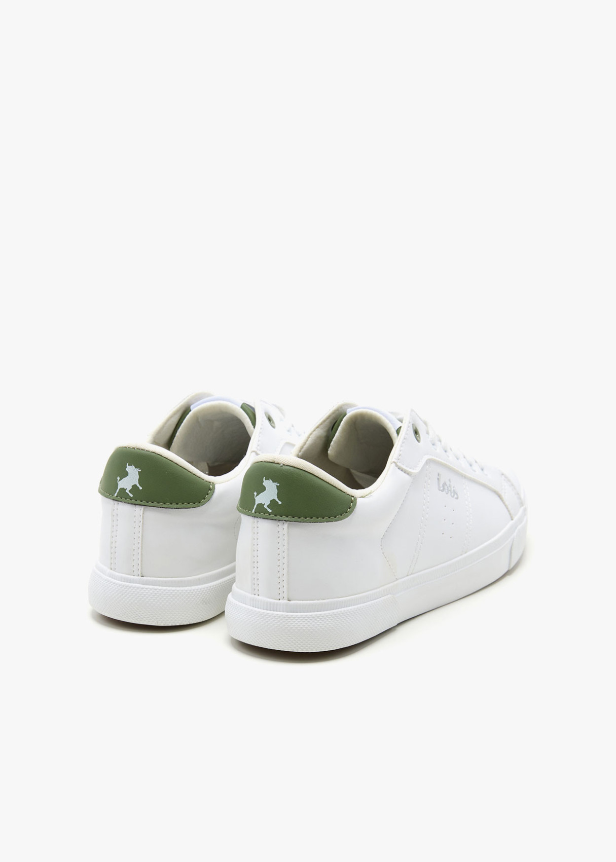 Bambas con Cierre de Cordones y Detalles a Contraste Blanca