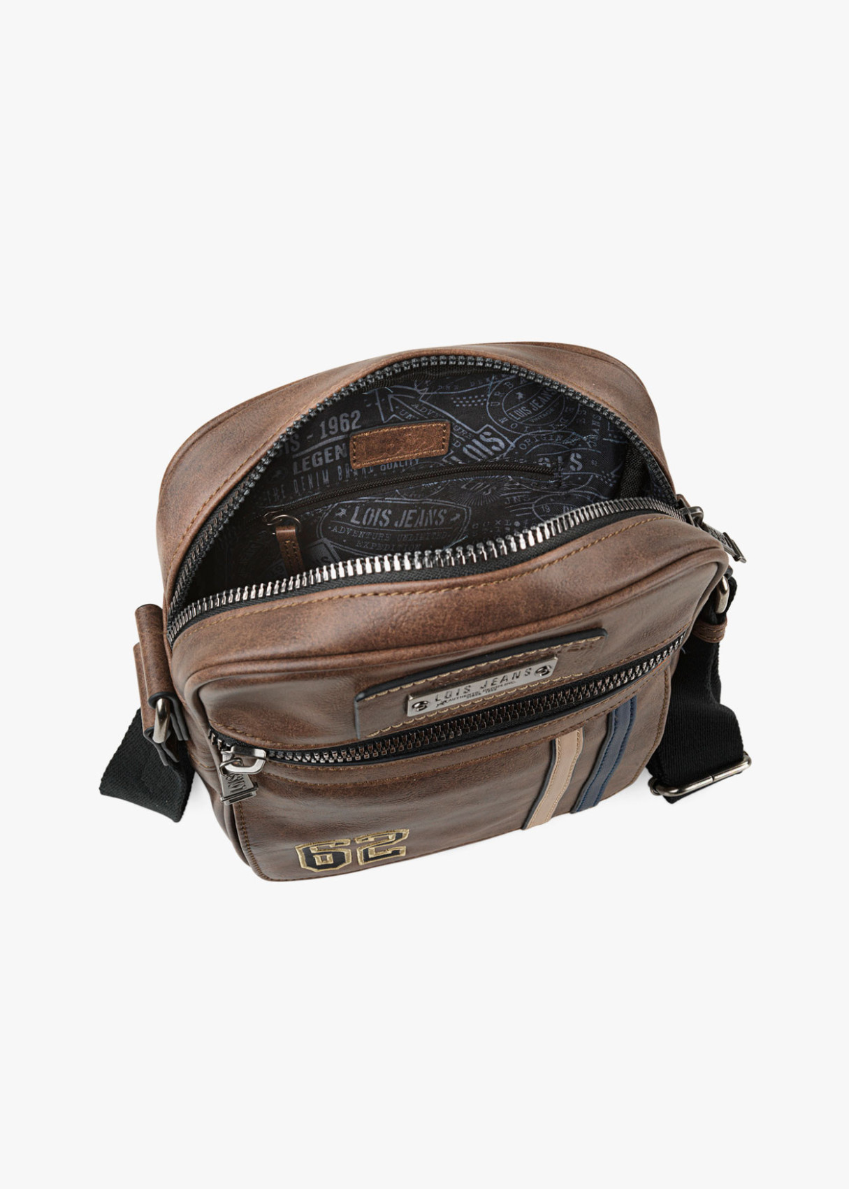 Bandolera ajustable Lois 62 marrón