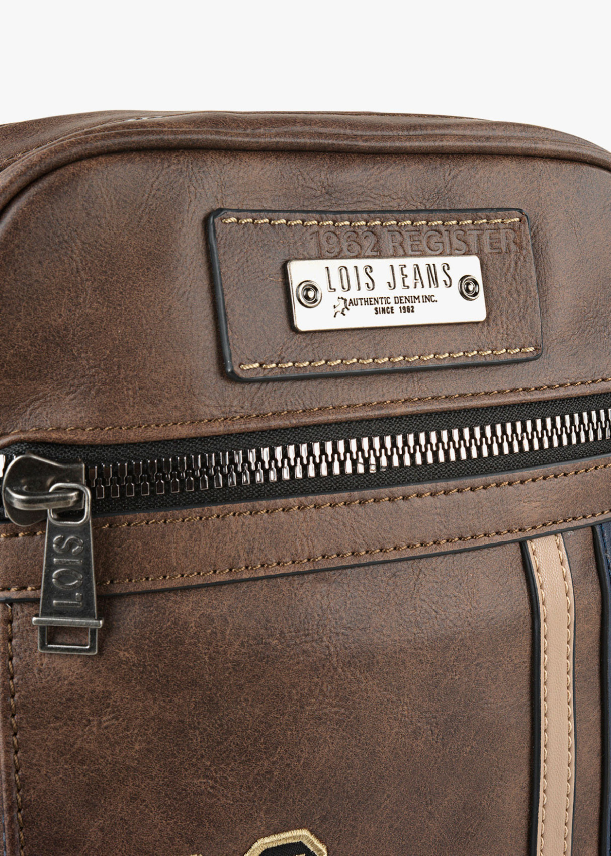 Bandolera ajustable Lois 62 marrón