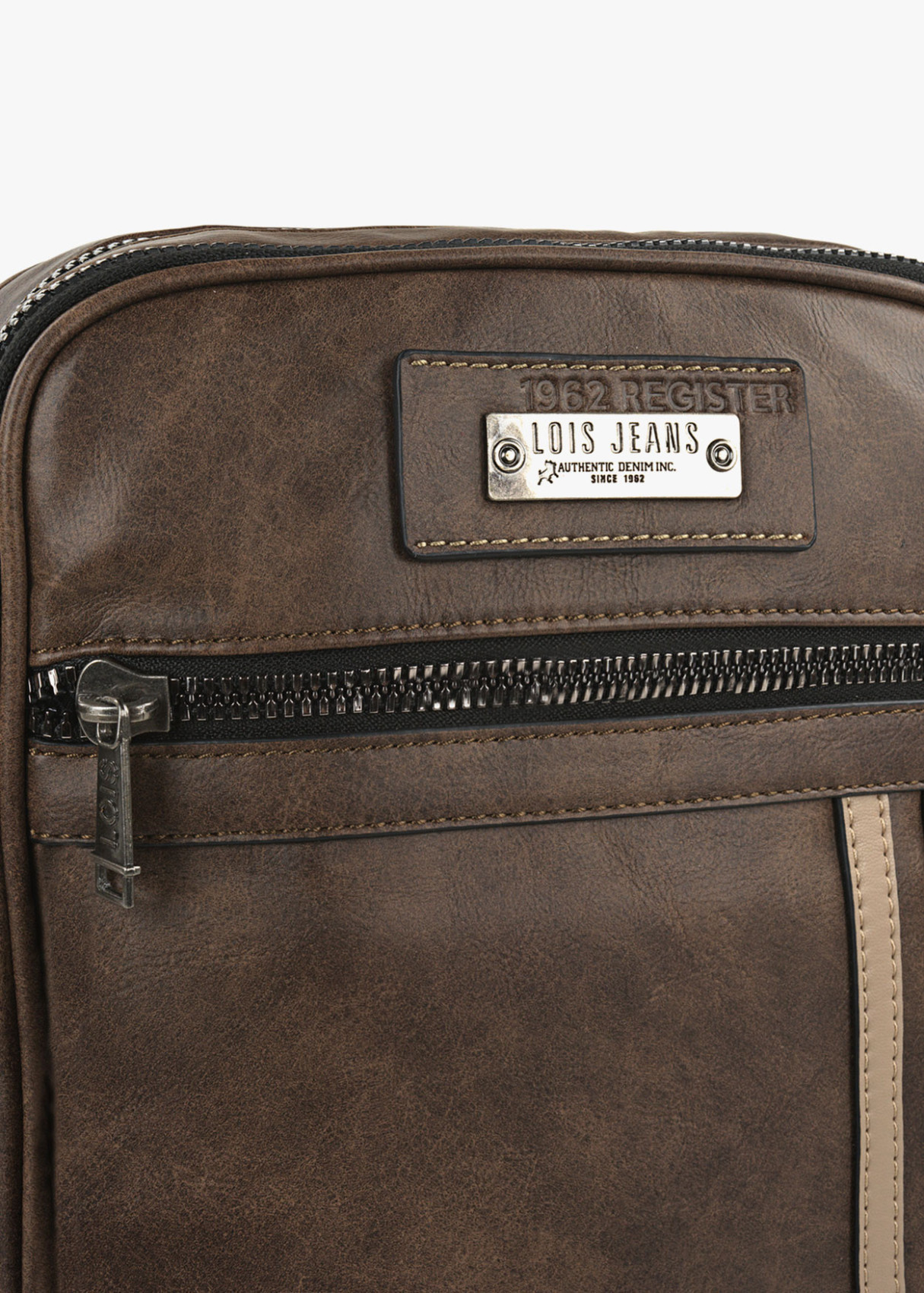 Bolso bandolera ajustable Lois 62 marrón