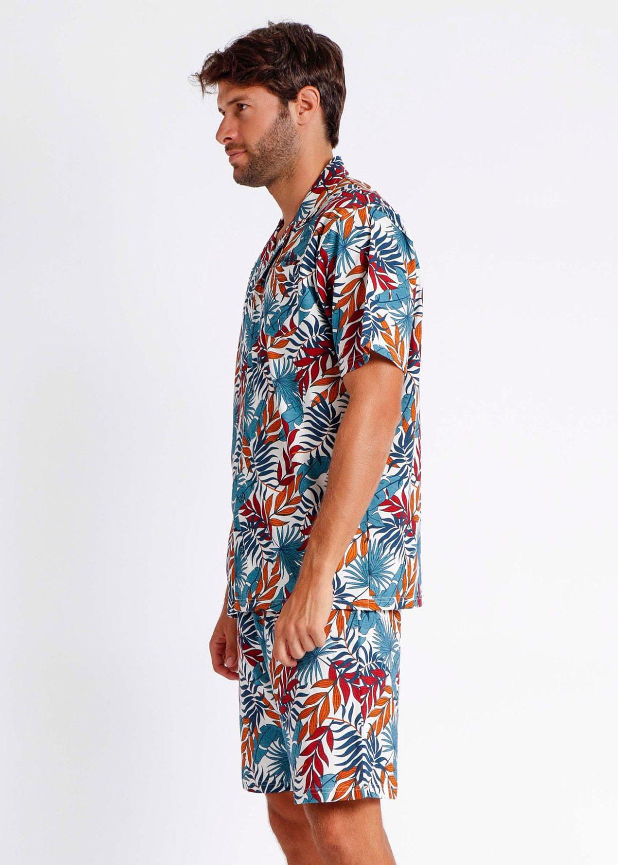 Pijama Manga Corta Dynamic azul