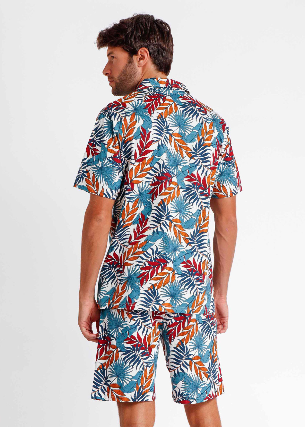 Pijama Manga Corta Dynamic azul