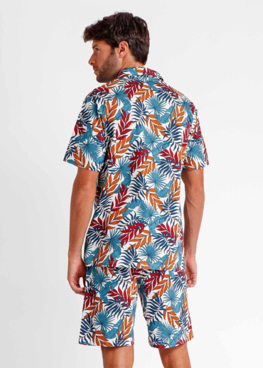 Pijama Manga Corta Dynamic azul