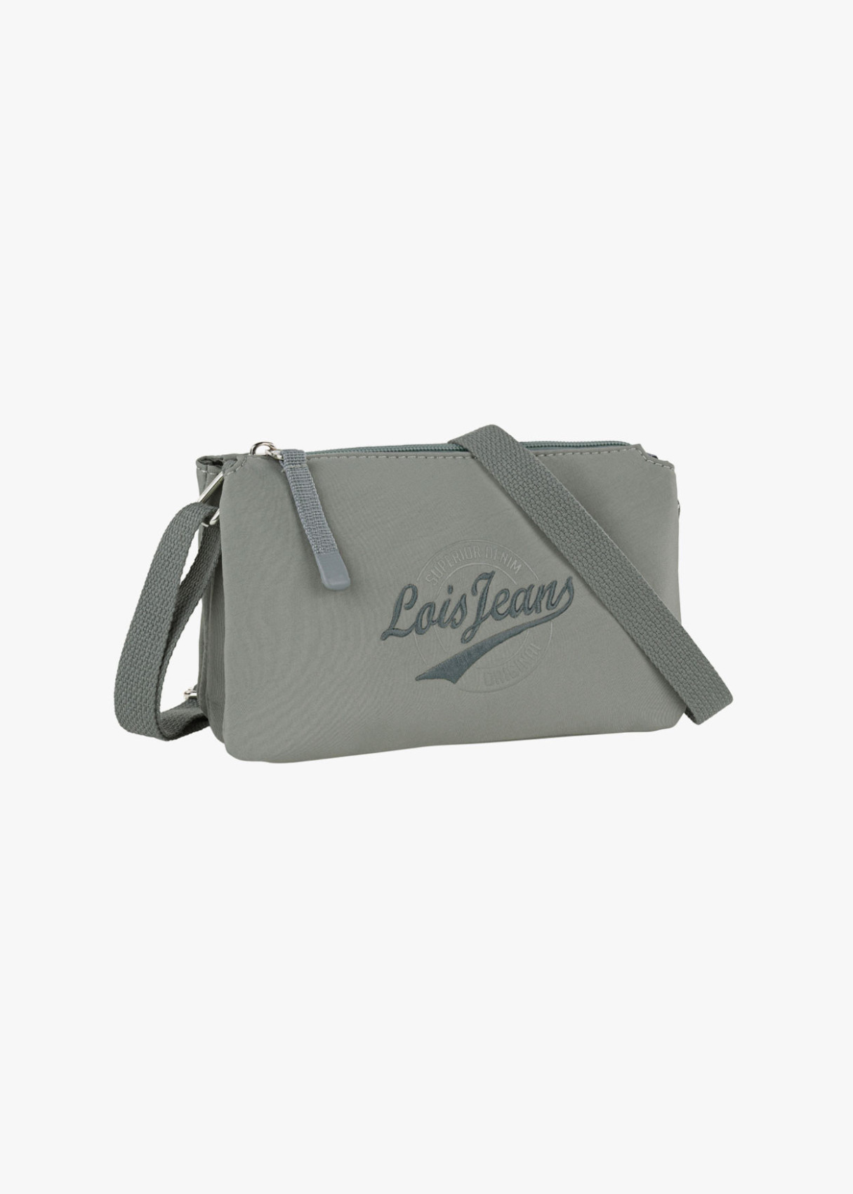 Bolso bandolera ajustable doble compartimento verde