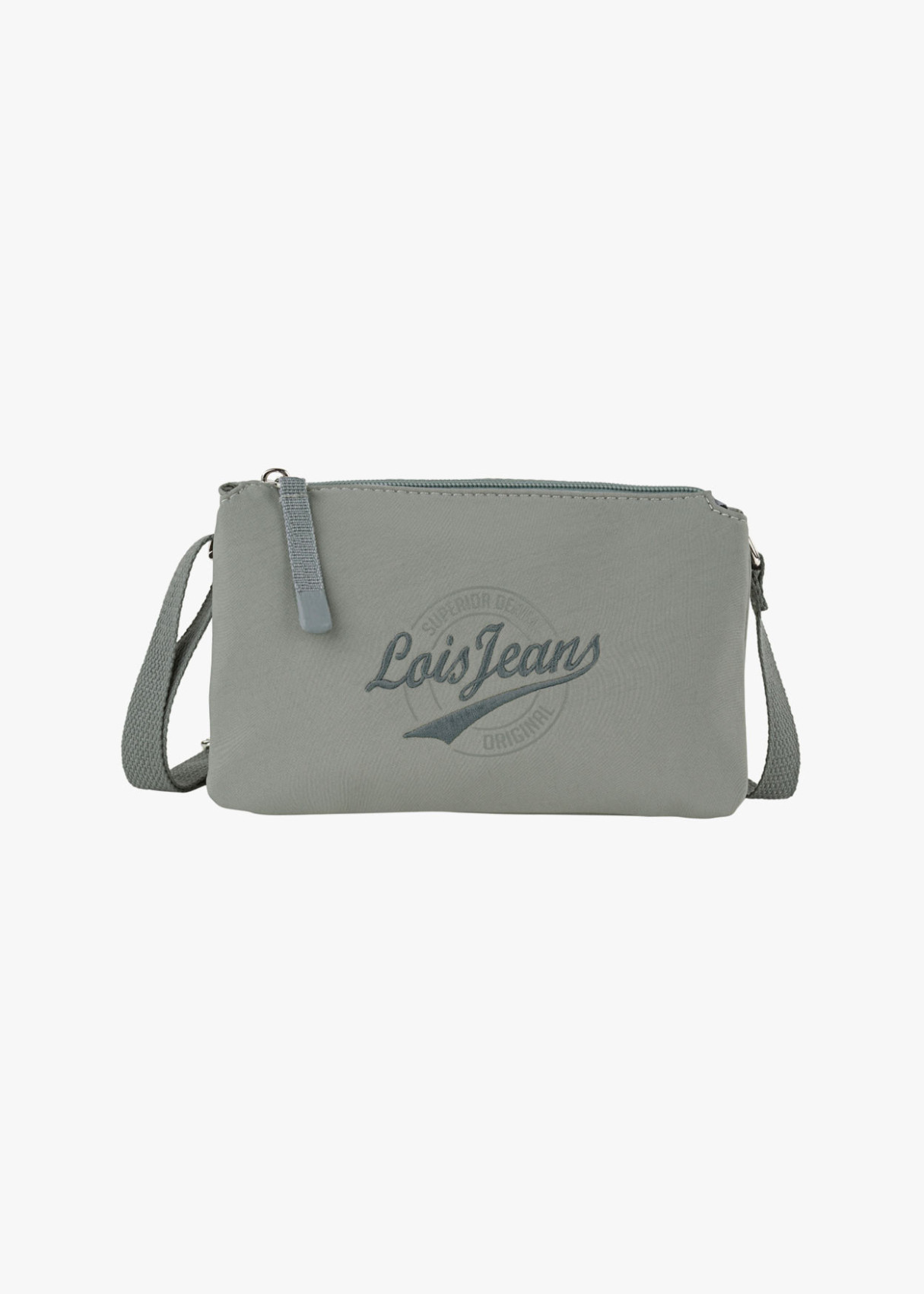 Bolso bandolera ajustable doble compartimento verde