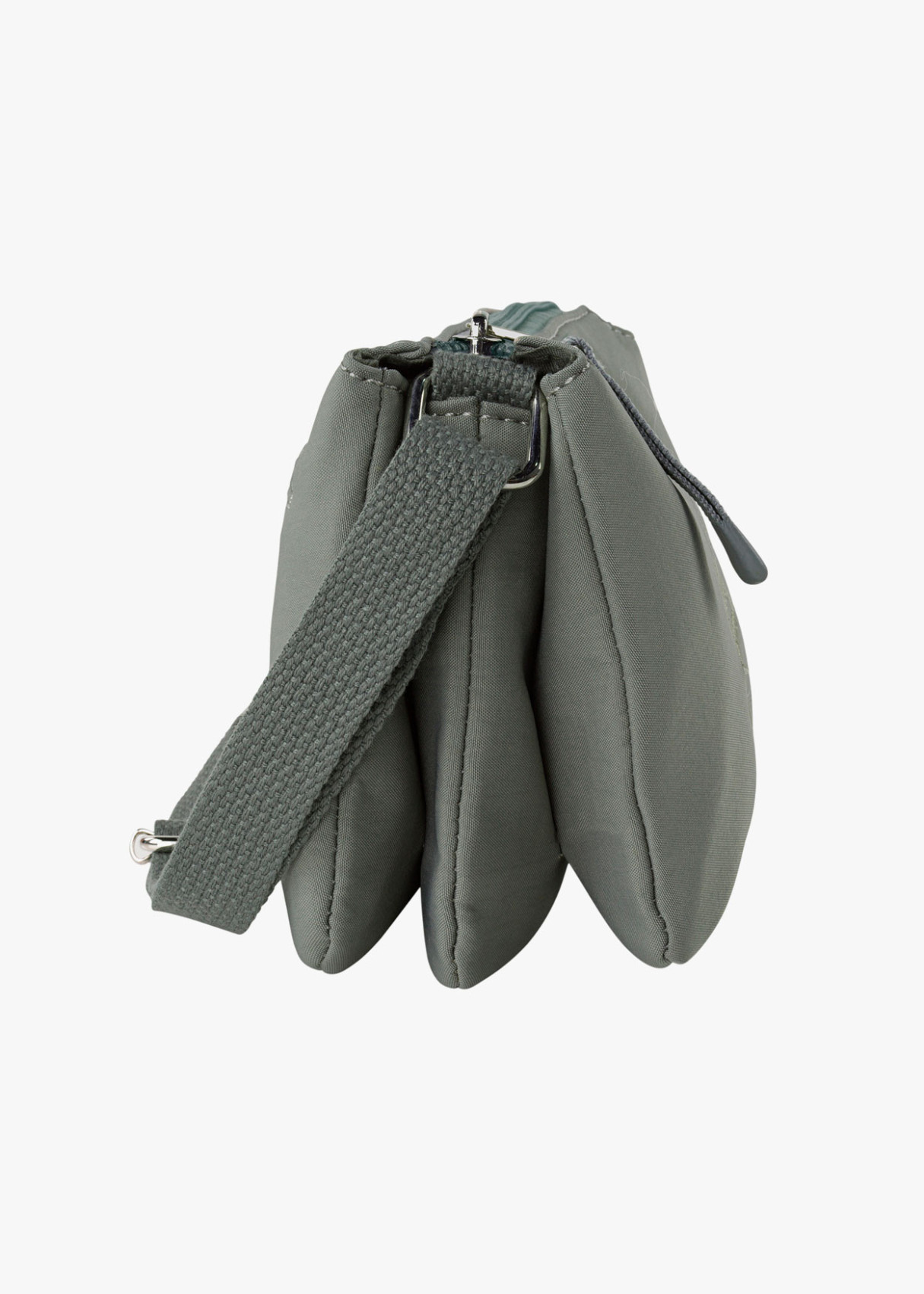 Bolso bandolera ajustable doble compartimento verde