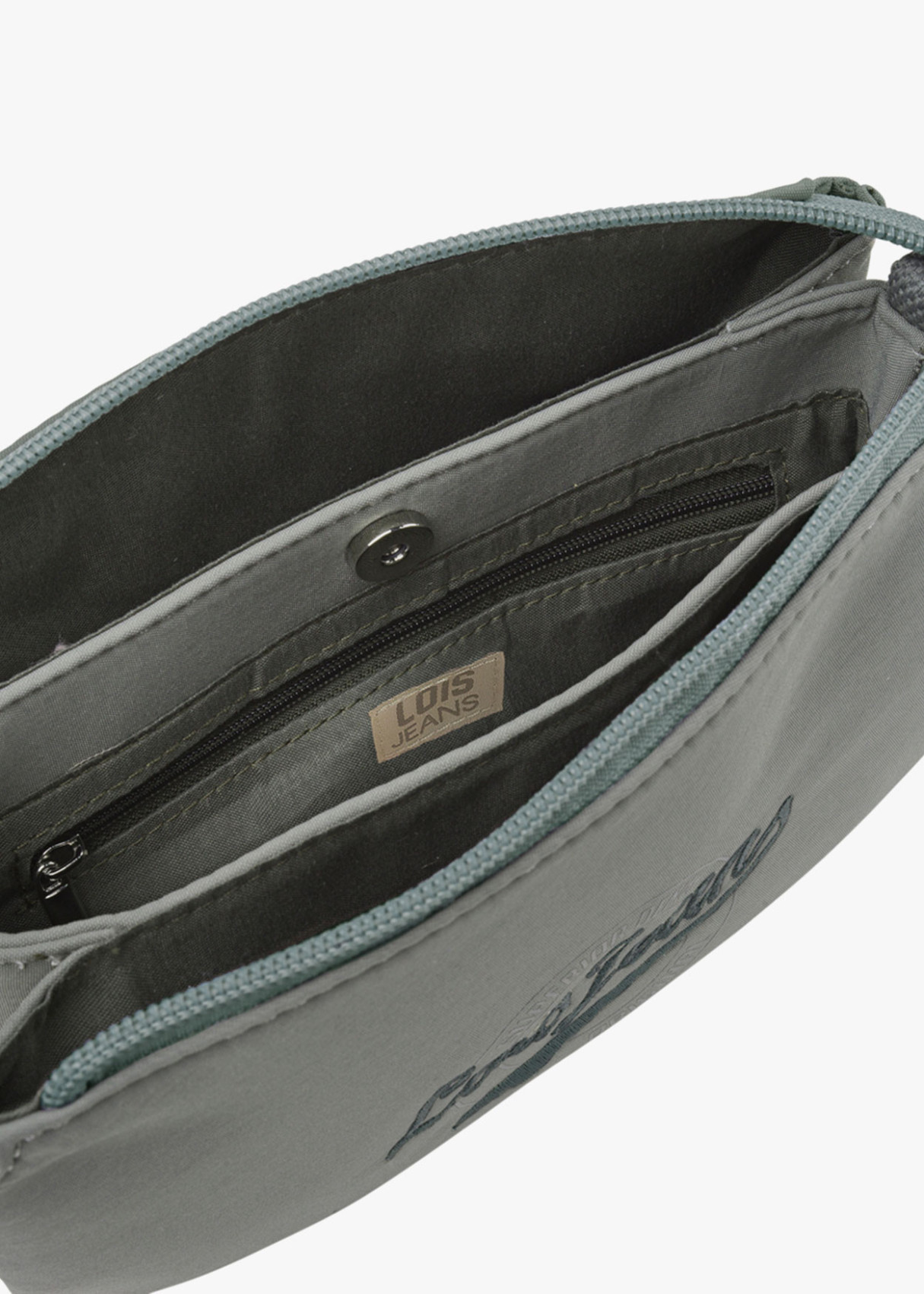 Bolso bandolera ajustable doble compartimento verde