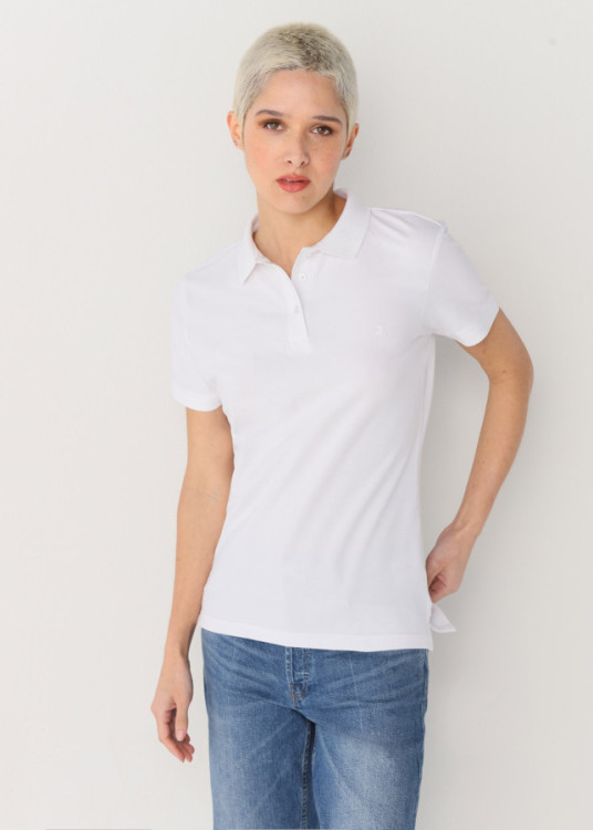 Polo Manga Corta blanco