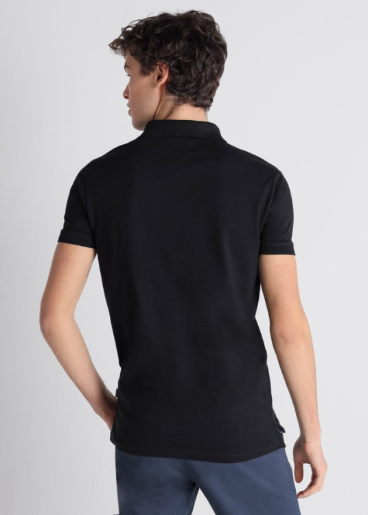 Polo Manga Corta básico negro