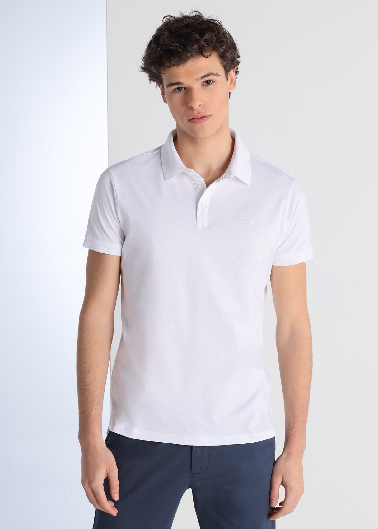 Polo Manga Corta básico blanco