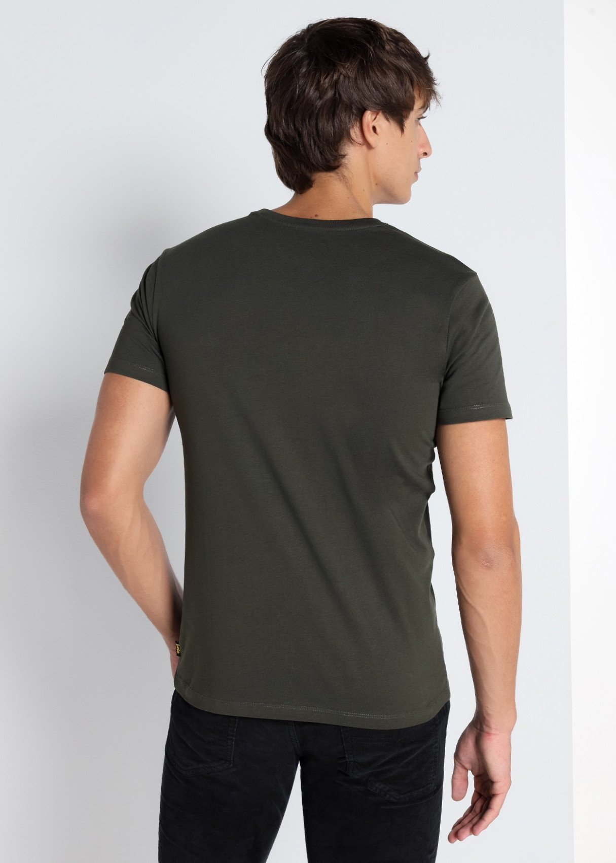 Camiseta Manga Corta básica caqui