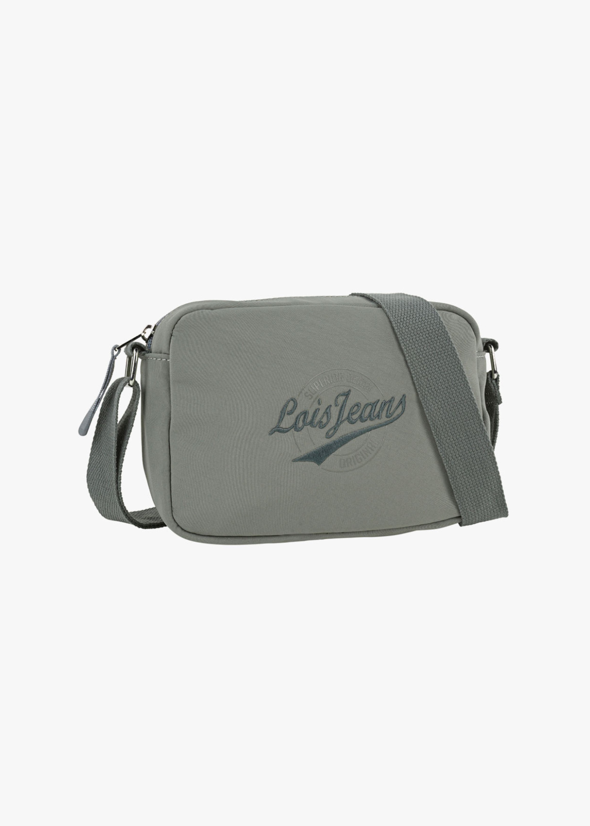 Bolso bandolera ajustable con cremallera menta