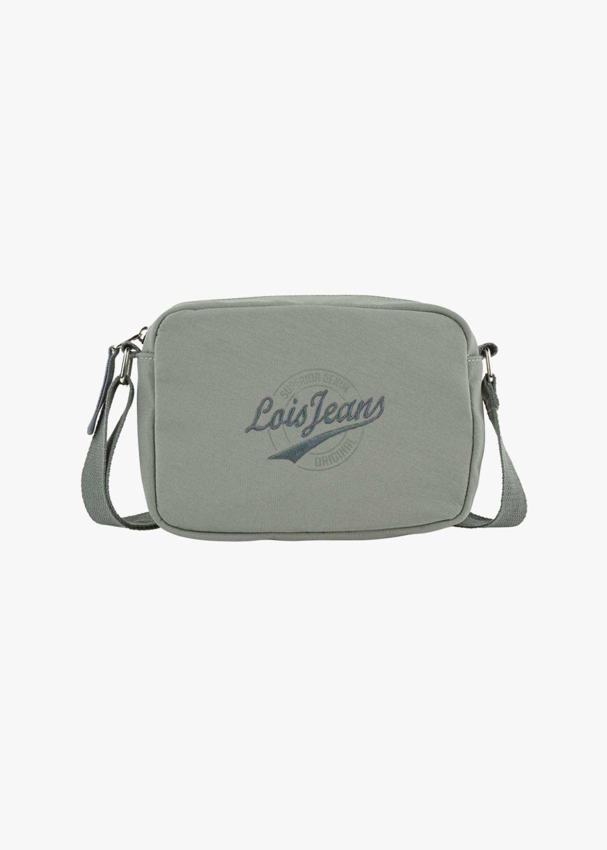 Bolso bandolera ajustable con cremallera menta