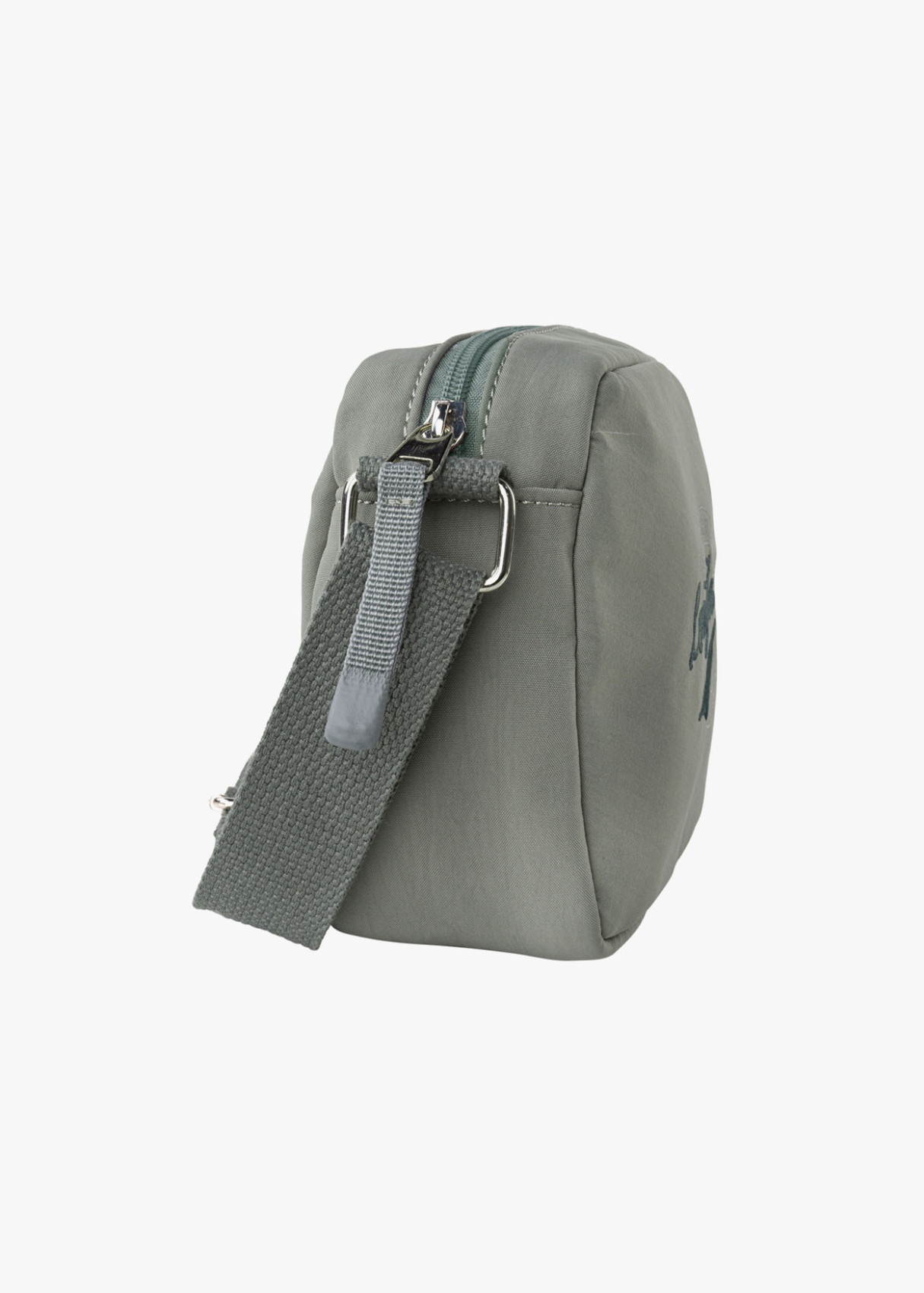 Bolso bandolera ajustable con cremallera menta