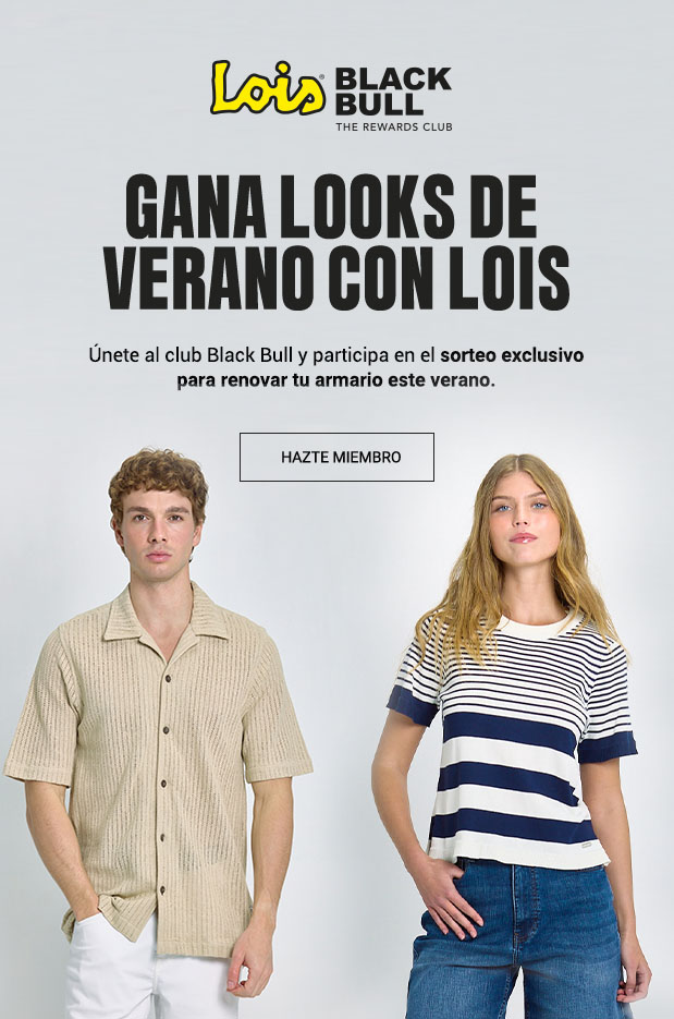 Gana looks de verano haciéndote miembro del club Lois Black Bull