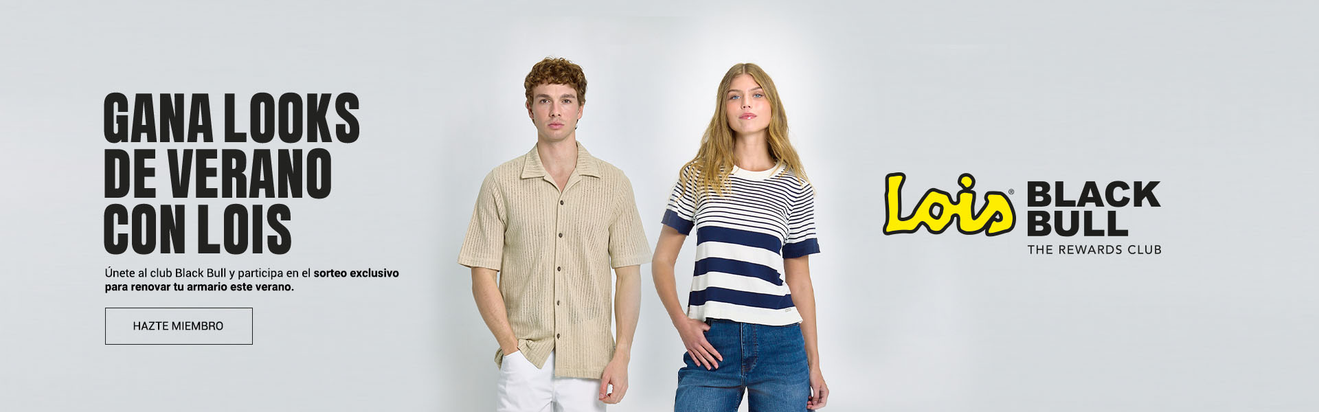 Gana looks de verano haciéndote miembro del club Lois Black Bull